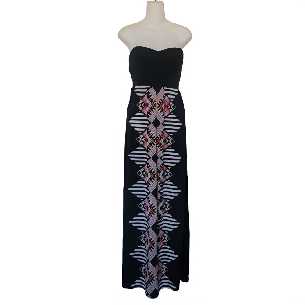 2b Bebe Black Strapless